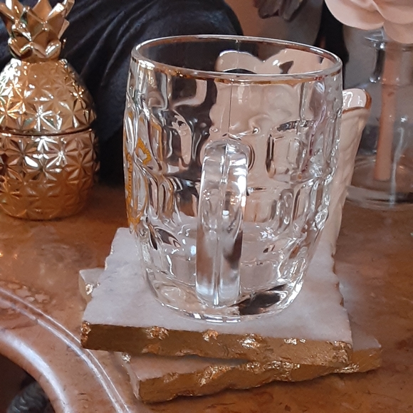 Pristine Dimpled Fine Glass Small 1981 Royal Wedding Mug - Picture 7 of 8